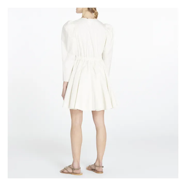 Robe Ophelia | Blanc cassé- Image produit n°2