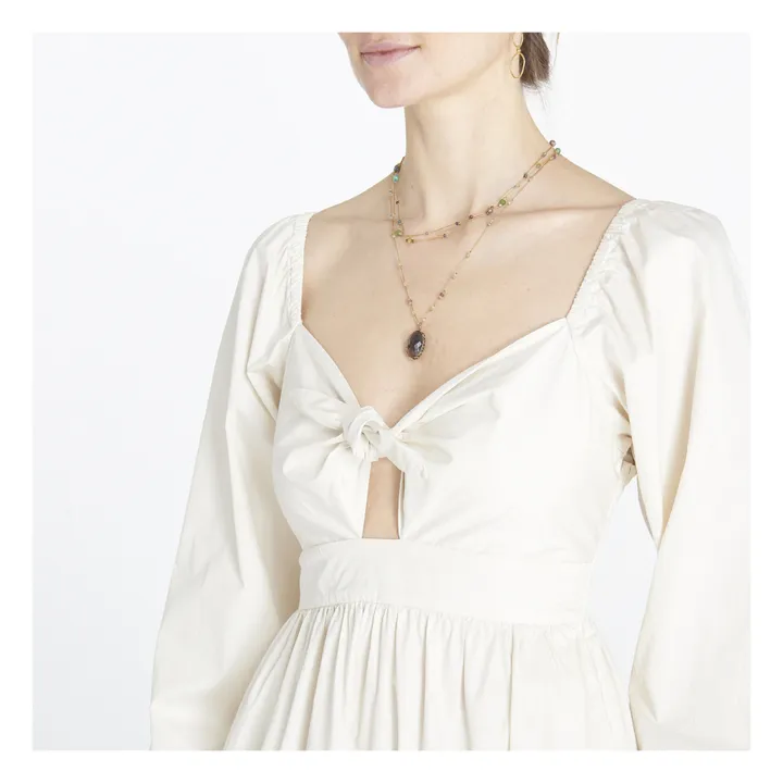Vestido Imogen | Blanco Roto- Imagen del producto n°4