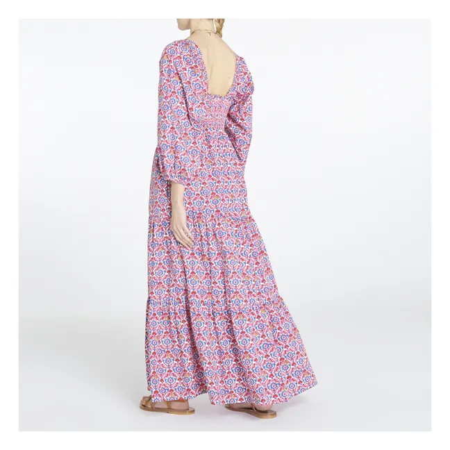 Vestido estampado Imogen | Rojo