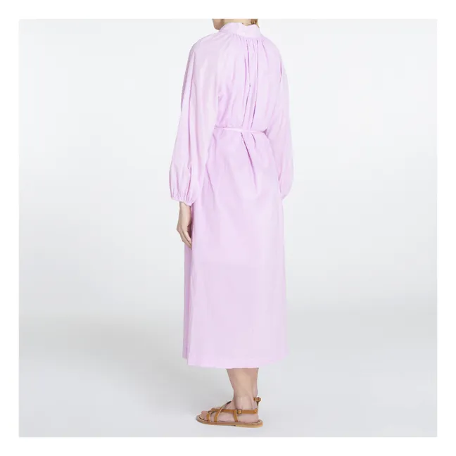 Vestido Arabella de popelina de algodón | Lila