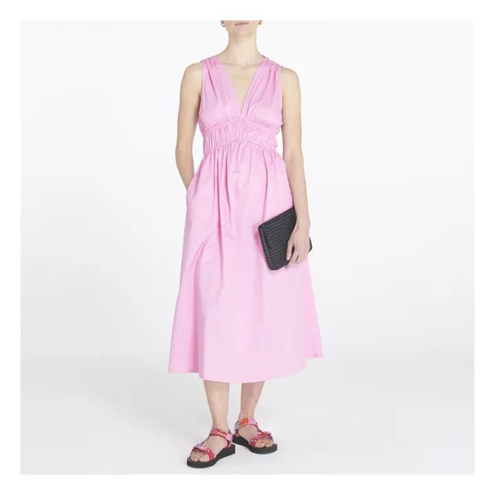 Robe Cyra | Rose- Image produit n°1
