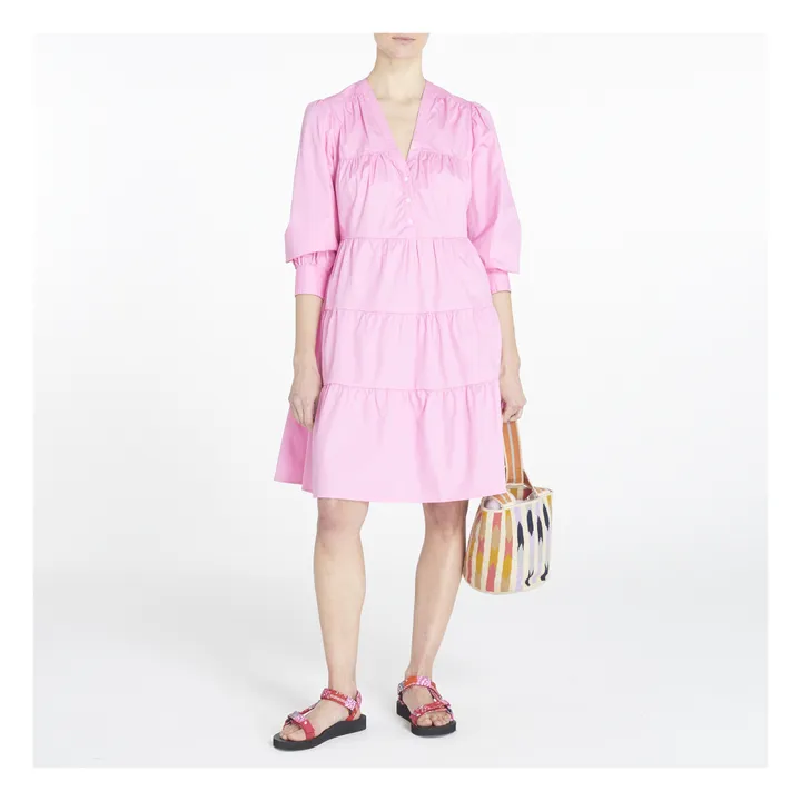 Robe Tallulah | Rose- Image produit n°1