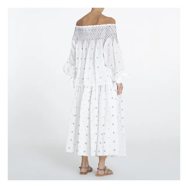 Camicetta ricamata Cecile | Bianco