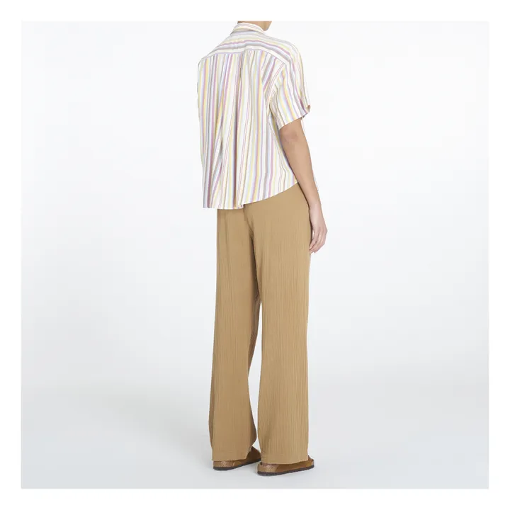 Chemise Rayures Chayse | Jaune pâle- Image produit n°3