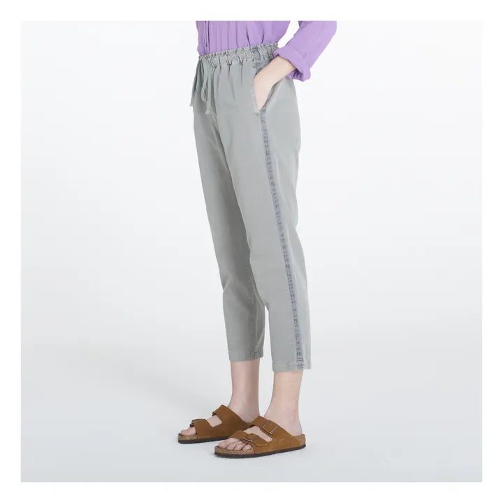 Rex Trousers | Grey-green- Product image n°3