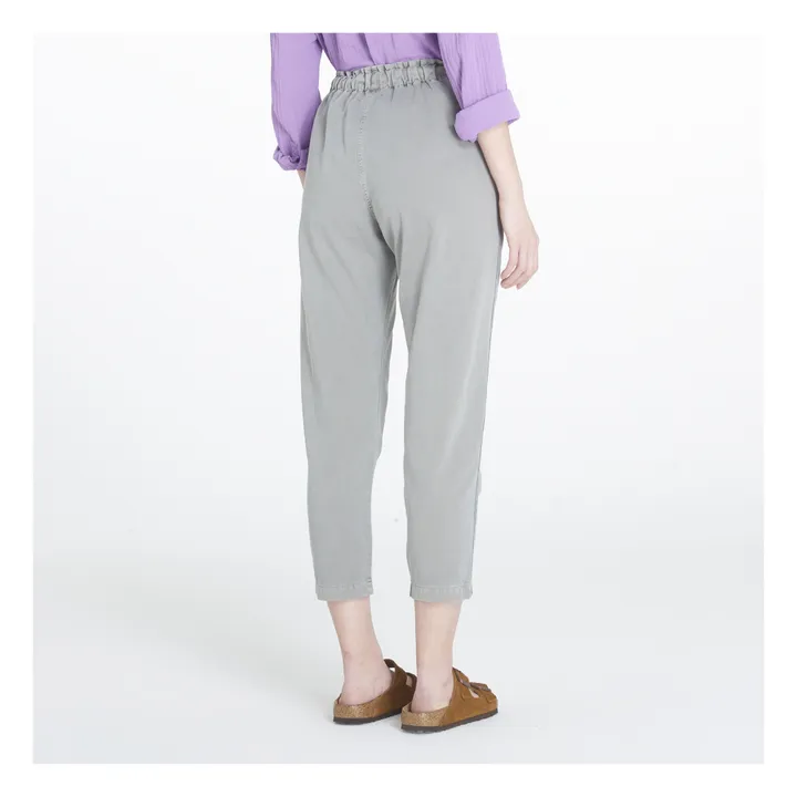 Rex Trousers | Grey-green- Product image n°4