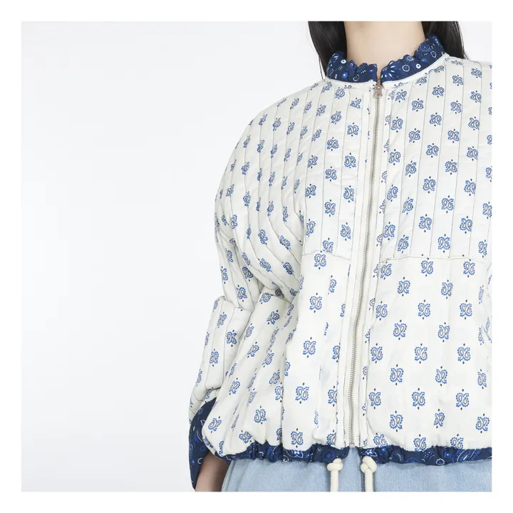 Xirena Sutton Reversible Quilted Bandana Jacket Navy blue Smallable