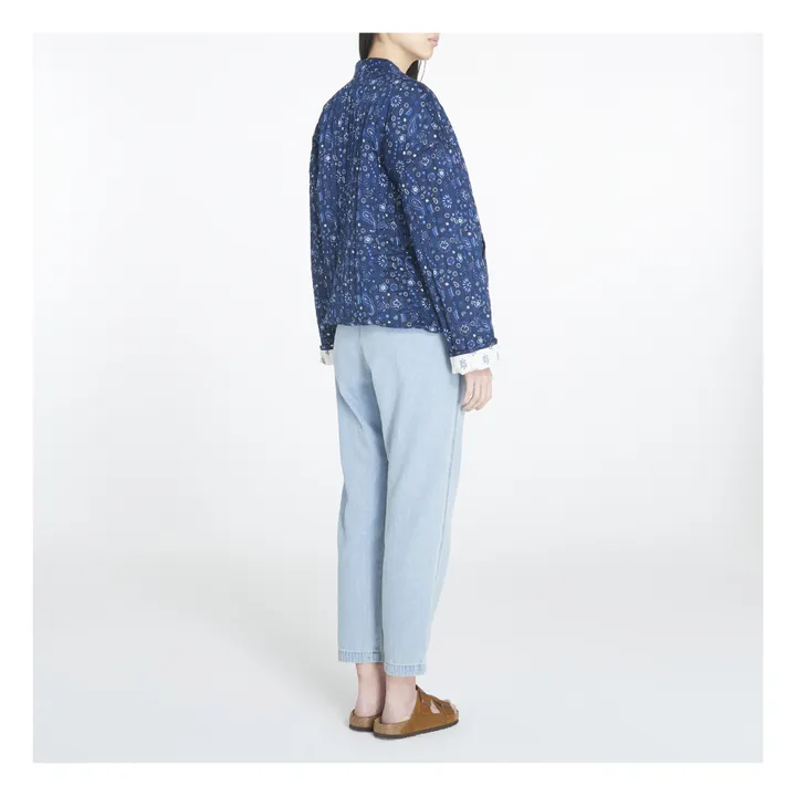 Xirena Sutton Reversible Quilted Bandana Jacket Navy blue Smallable