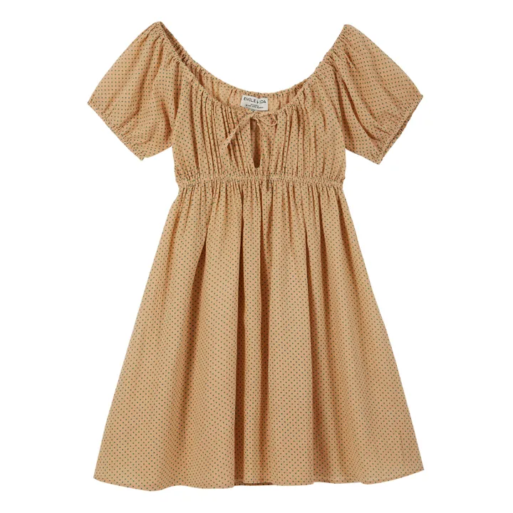 Robe à Pois - Collection Femme  | Vert- Image produit n°0