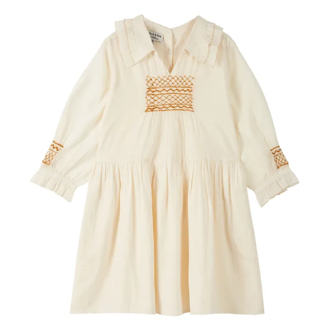 Robe Gaze de Coton - Collection Femme  | Ecru