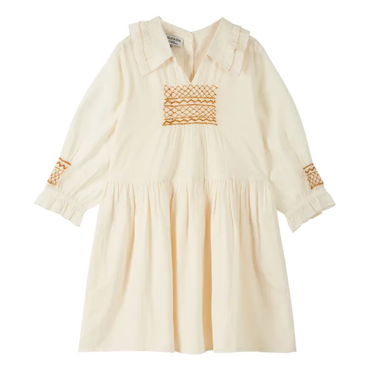 Robe Gaze de Coton - Collection Femme  | Ecru- Image produit n°0