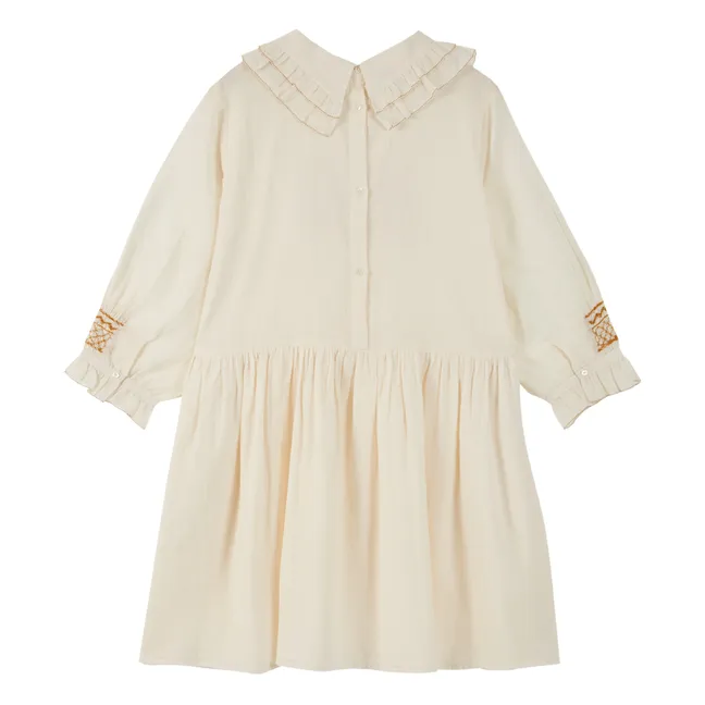 Robe Gaze de Coton - Collection Femme  | Ecru