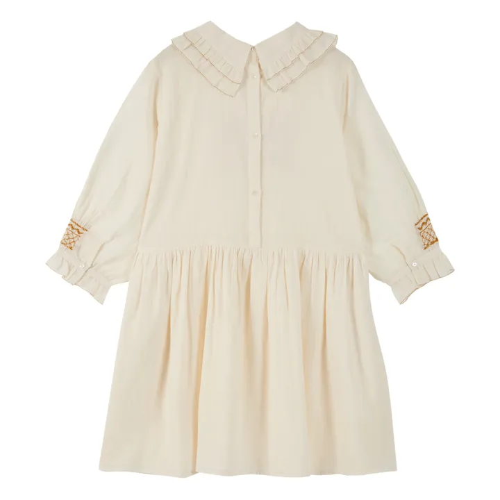 Robe Gaze de Coton - Collection Femme  | Ecru- Image produit n°1