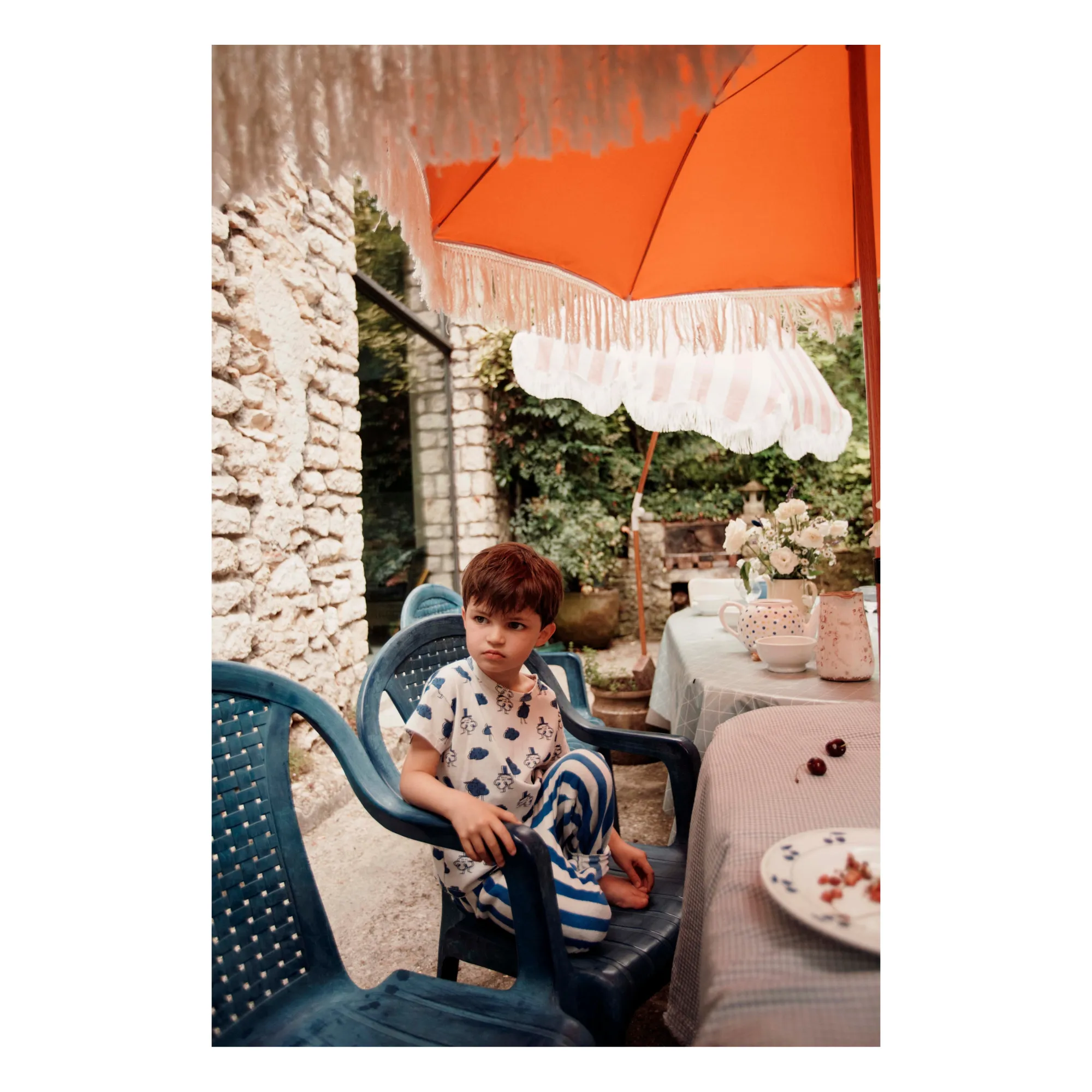 Organic Cotton Clouds T-shirt | Ecru- Product image n°2