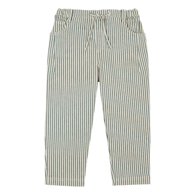 Striped Trousers | Green