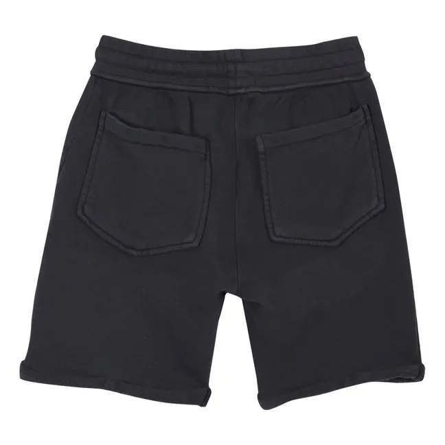 Organic Cotton Fleece Shorts | Charcoal grey