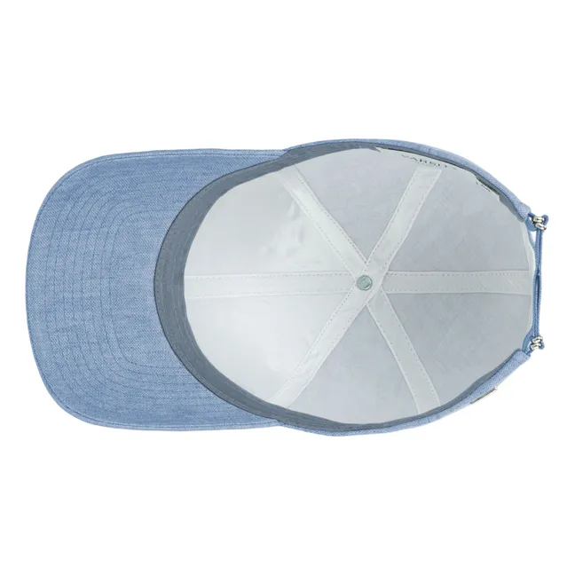 Cappello in lino | Blu acqua
