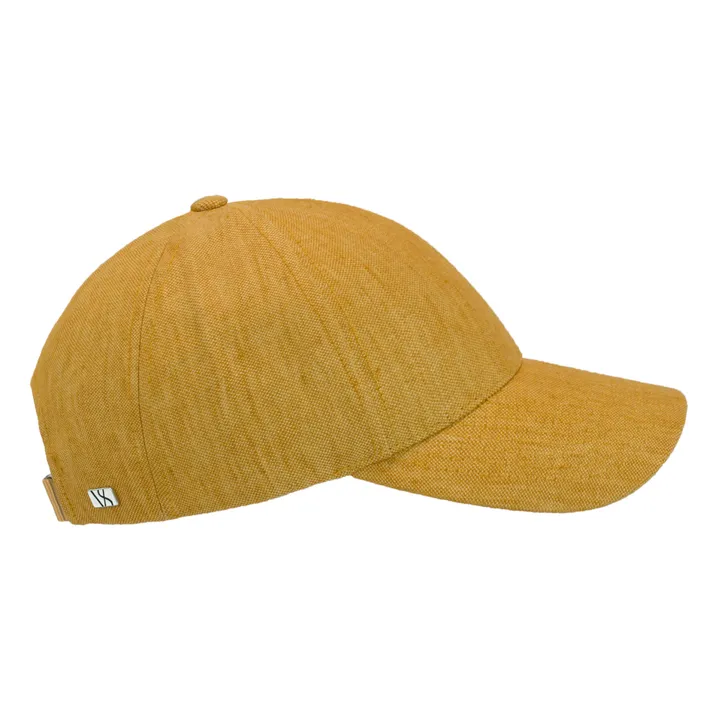 Gorra de lino | Amarillo Mostaza- Imagen del producto n°1