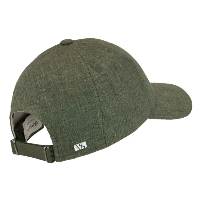 Cappello in lino | Verde militare