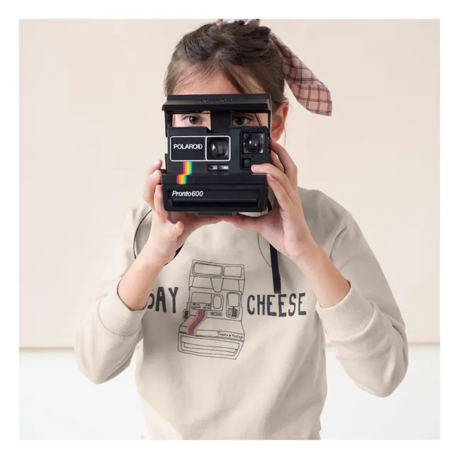 Sweatshirt Bio-Fleece Say Cheese | Seidenfarben