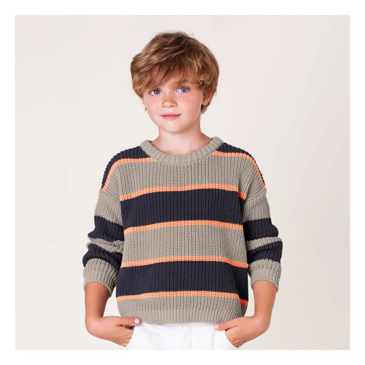 Striped Jumper | Natural- Product image n°1