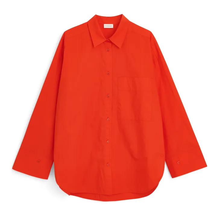 Camicia Derris in cotone organico | Corail Orange- Immagine del prodotto n°0