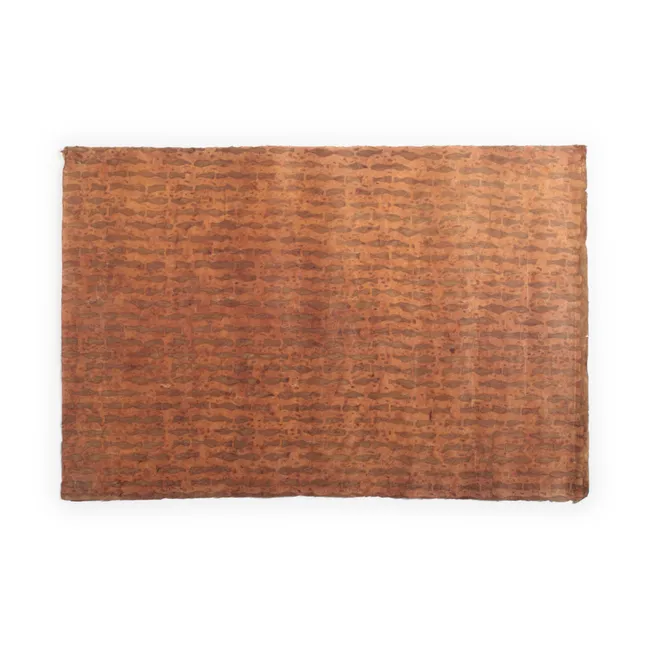Tapete Weave Cuba - Set mit 12 Bögen | Terracotta