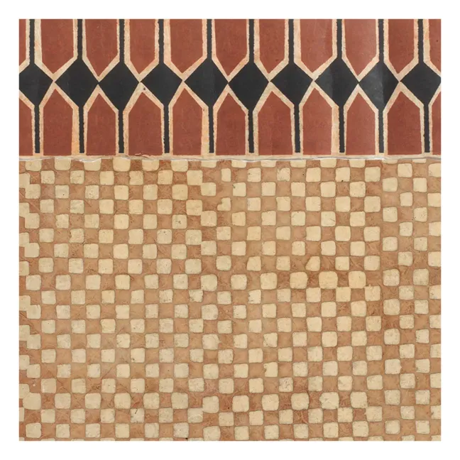 Superfries Vertebra Sienne - Set aus 9 Blättern | Terracotta