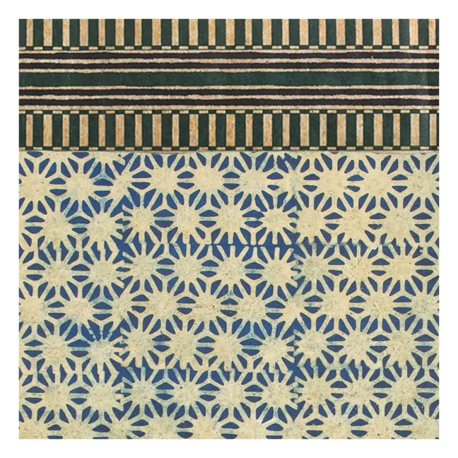 Superfrise Line Balmoral - Set de 9 feuilles | Vert