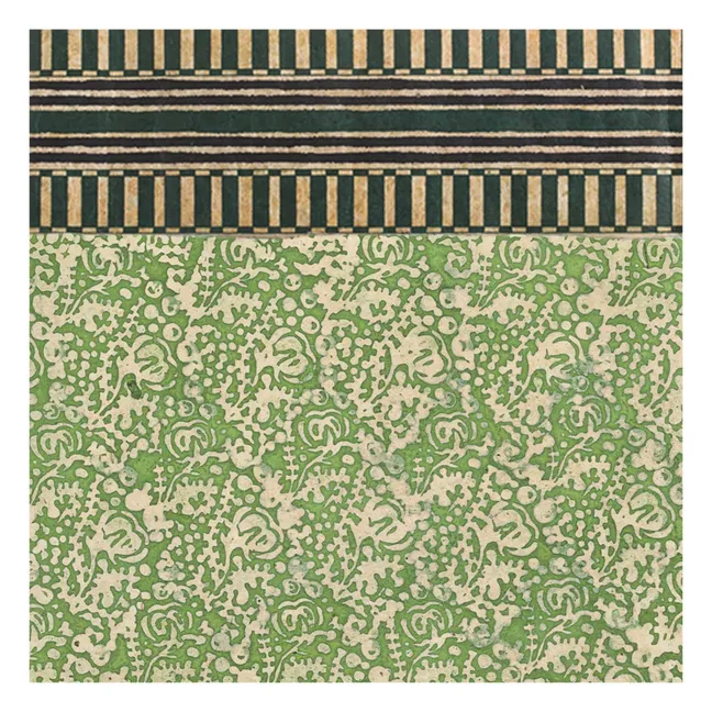 Superfrise Line Balmoral - Set de 9 feuilles | Vert