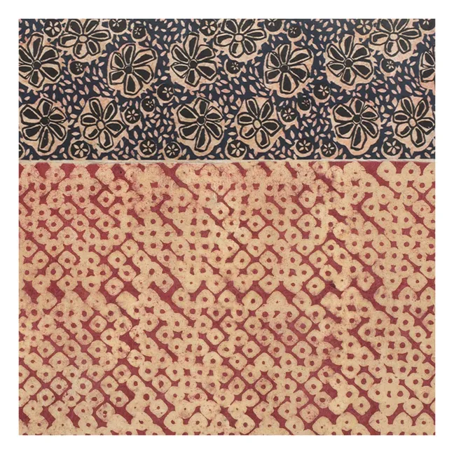 Superfrise Blossom Tokyo - Set 9 sheets | Indigo blue