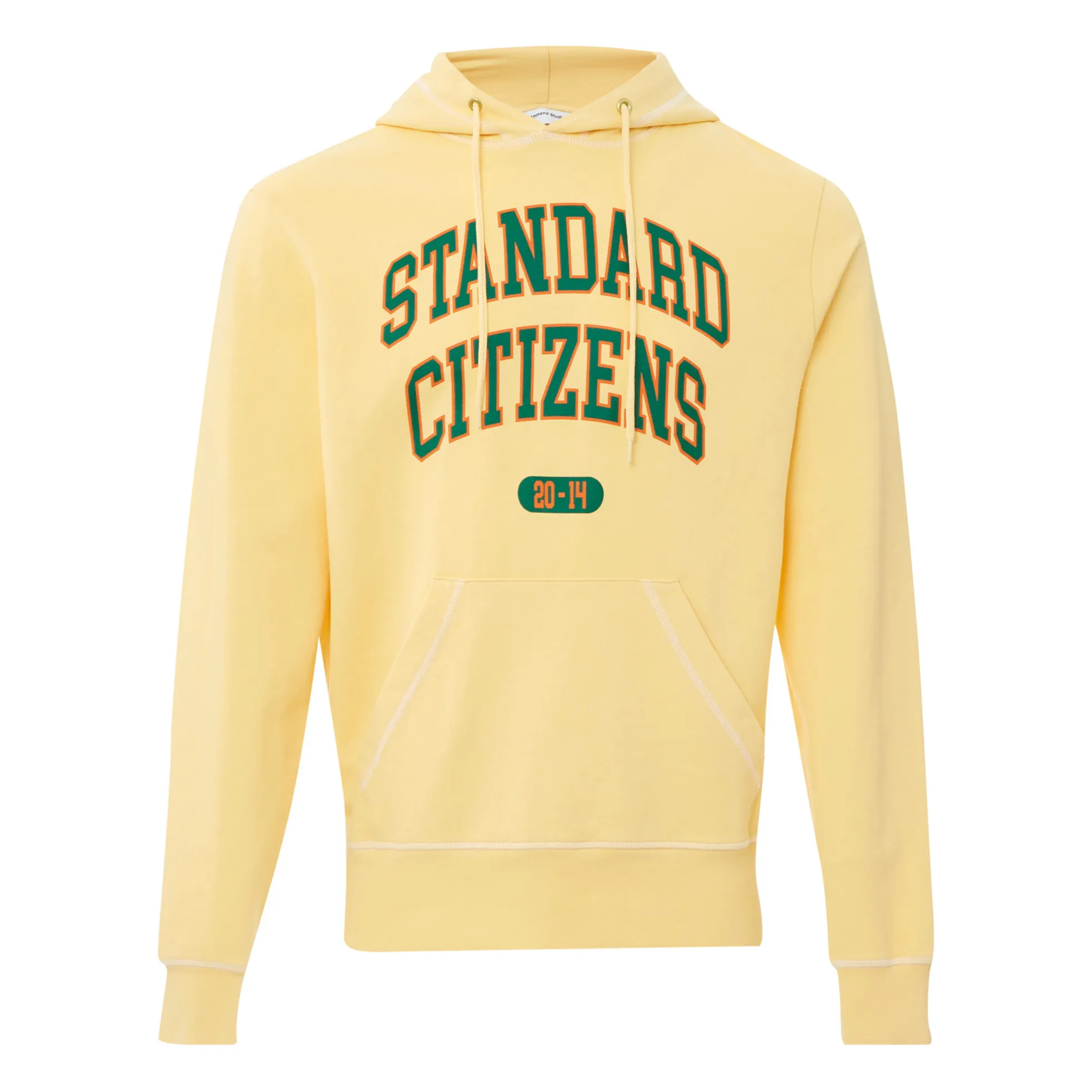 Edmmond Studios Pale Yellow College Arch Hoodie