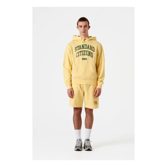 College Arch Hoodie | Pale yellow