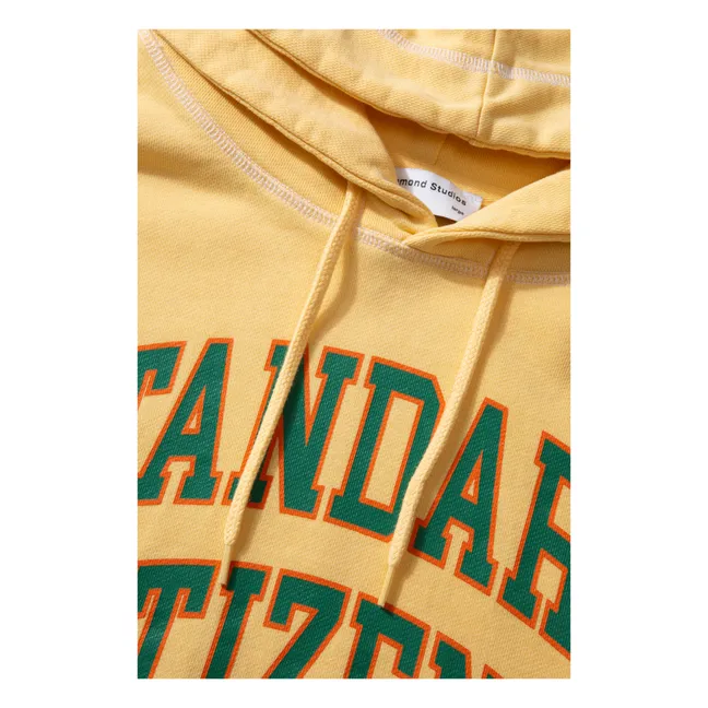 Sudadera con capucha College Arch | Amarillo palo