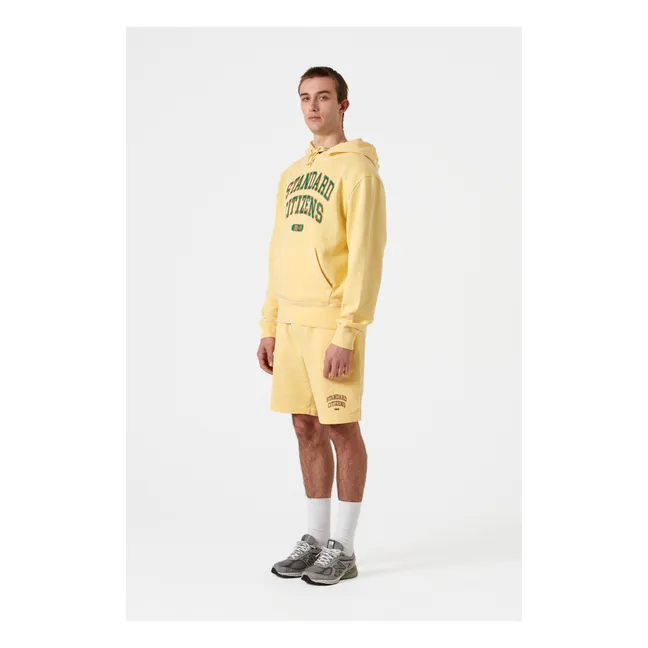 College Arch Hoodie | Pale yellow