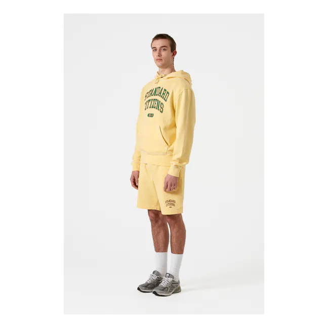 Sudadera con capucha College Arch | Amarillo palo