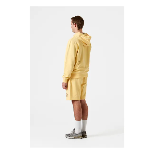 College Arch Hoodie | Pale yellow