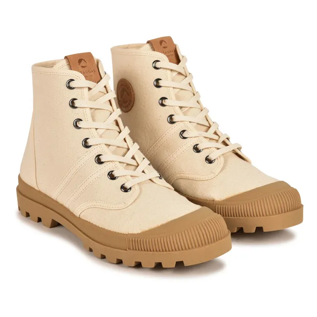 Authentic Canvas Boots Eco-Friendly | Ivory