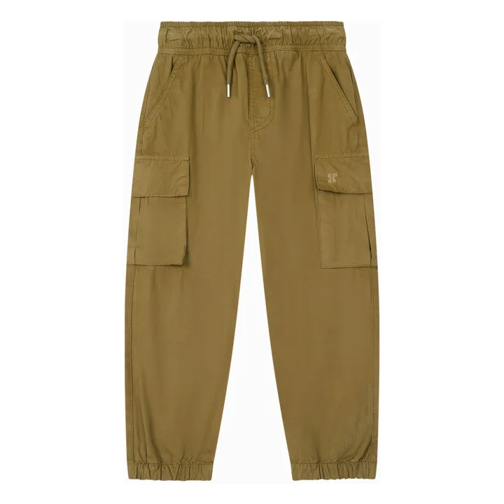 Pantalon Cargo Taille Ajustable | Beige- Image produit n°0