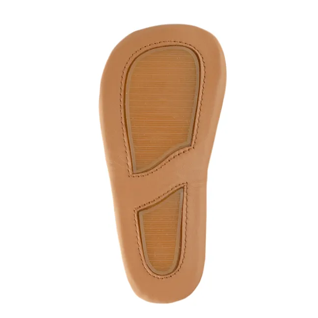Chaussons T-Bar Minimilton | Cognac