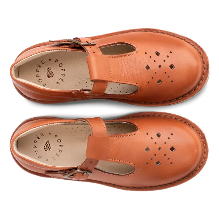 Choux Buckled T Strap Shoes | Orange- Product image n°4