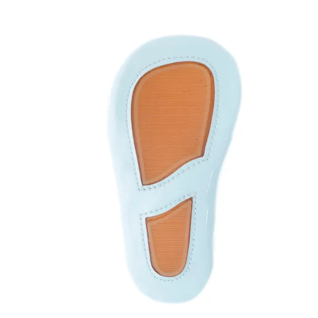 Chaussons T-Bar Minimilton Vernis | Bleu