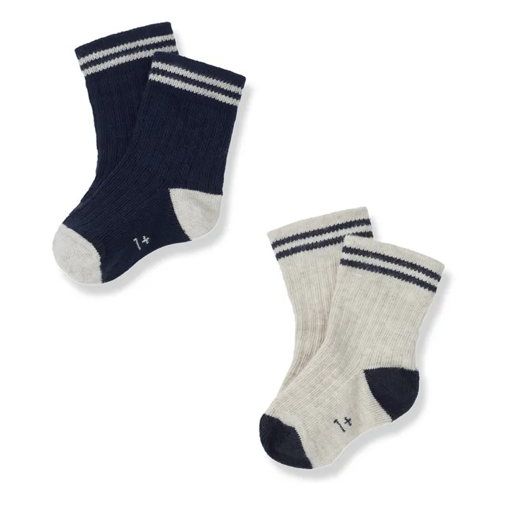 2 Paar Socken Kody | Navy- Produktbild Nr. 0