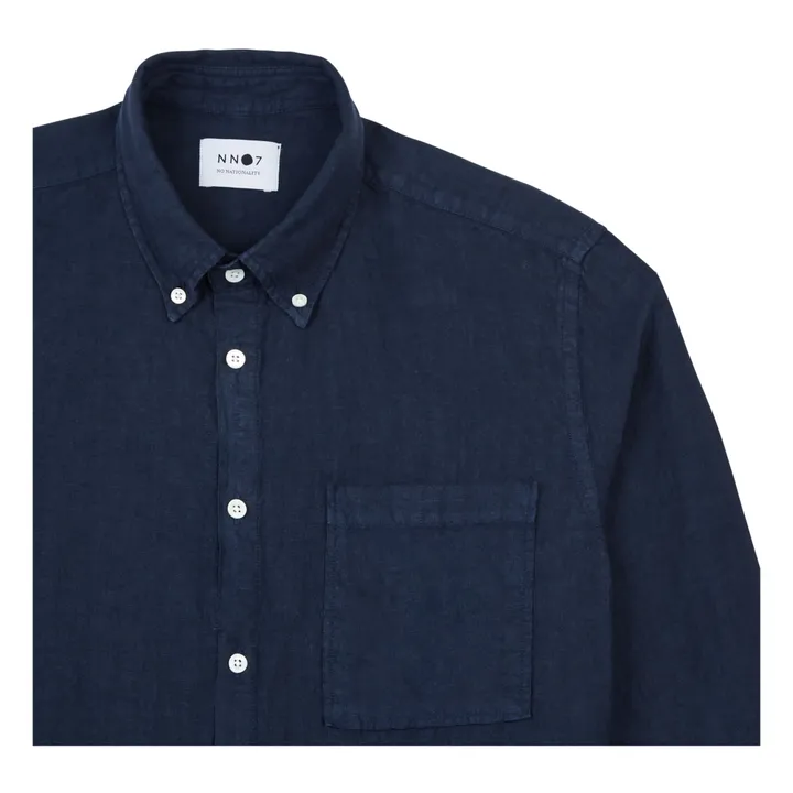 Arne 5706 Shirt | Navy blue- Product image n°4