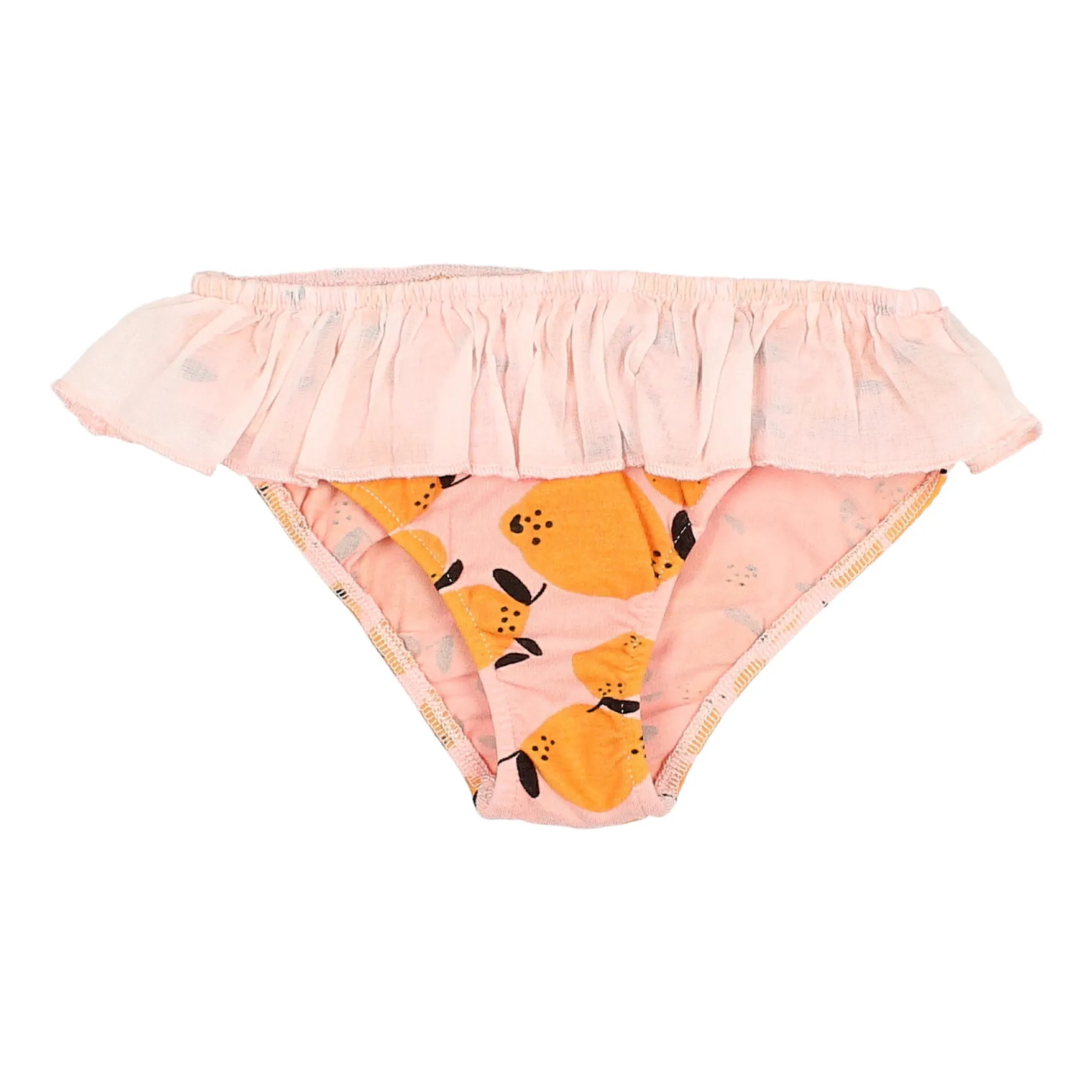 Búho Braguita de bikini de algodón orgánico para bebé con