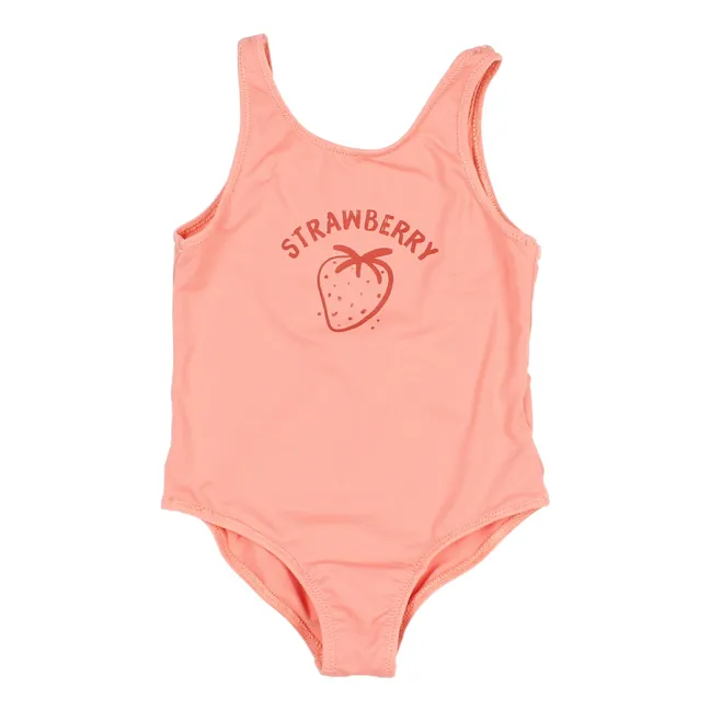 Strawberry One-piece Swimsuit | Pink