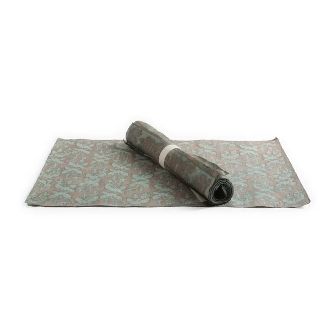 Tapete Bloom Zurich - Set von 12 Bögen | Blau