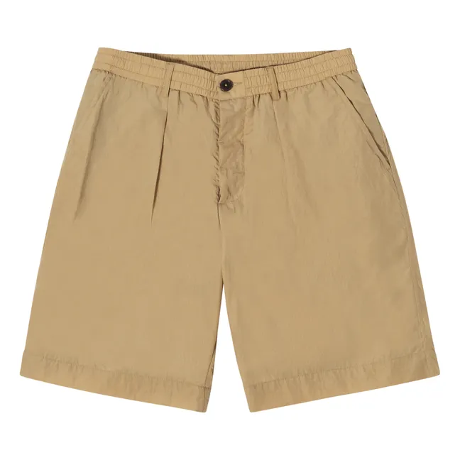 Shorts aus recyceltem Nylon  | Sandfarben