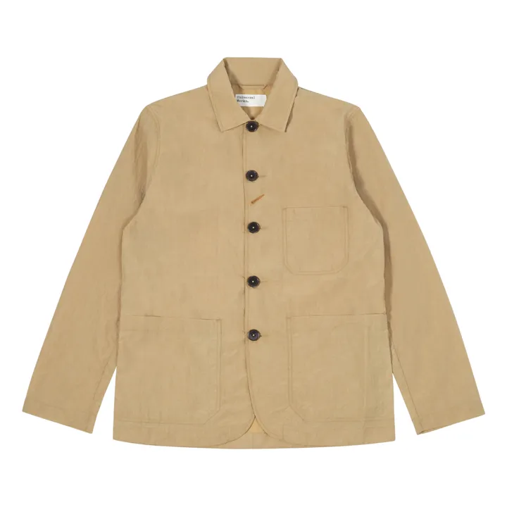 Recycled Nylon Bakers Jacket | Sand- Product image n°0