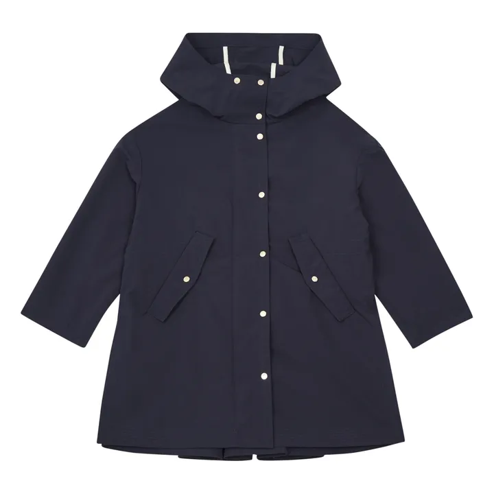 Parka Longue Nemunas | Bleu marine- Image produit n°0